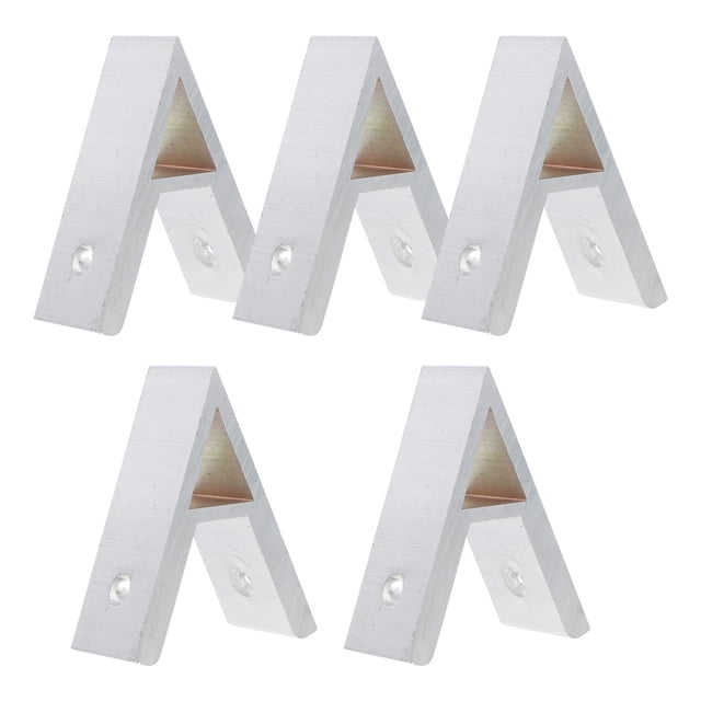 MasteelfCA 5 Pcs Supports d'Angle en Aluminium Profil en Aluminium Connecteurs d'Angle