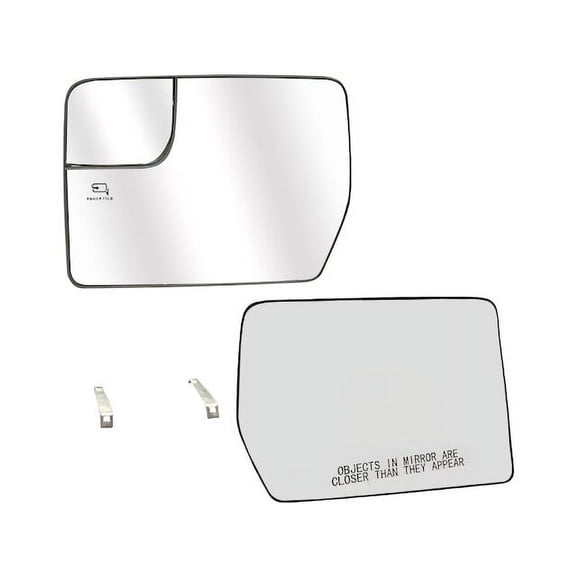 Door Mirror Glass Set - Compatible with 2011 - 2014 Ford F-150 2012 2013
