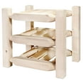 thumbnail image 3 of Homestead Collection Countertop Wine Rack, Clear Lacquer Finish, 3 of 3