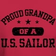 thumbnail image 3 of CafePress - Proud Grandpa Of A US Sailor Dark T Shirt - Men's Classic Graphic Cotton T-Shirt, 3 of 4