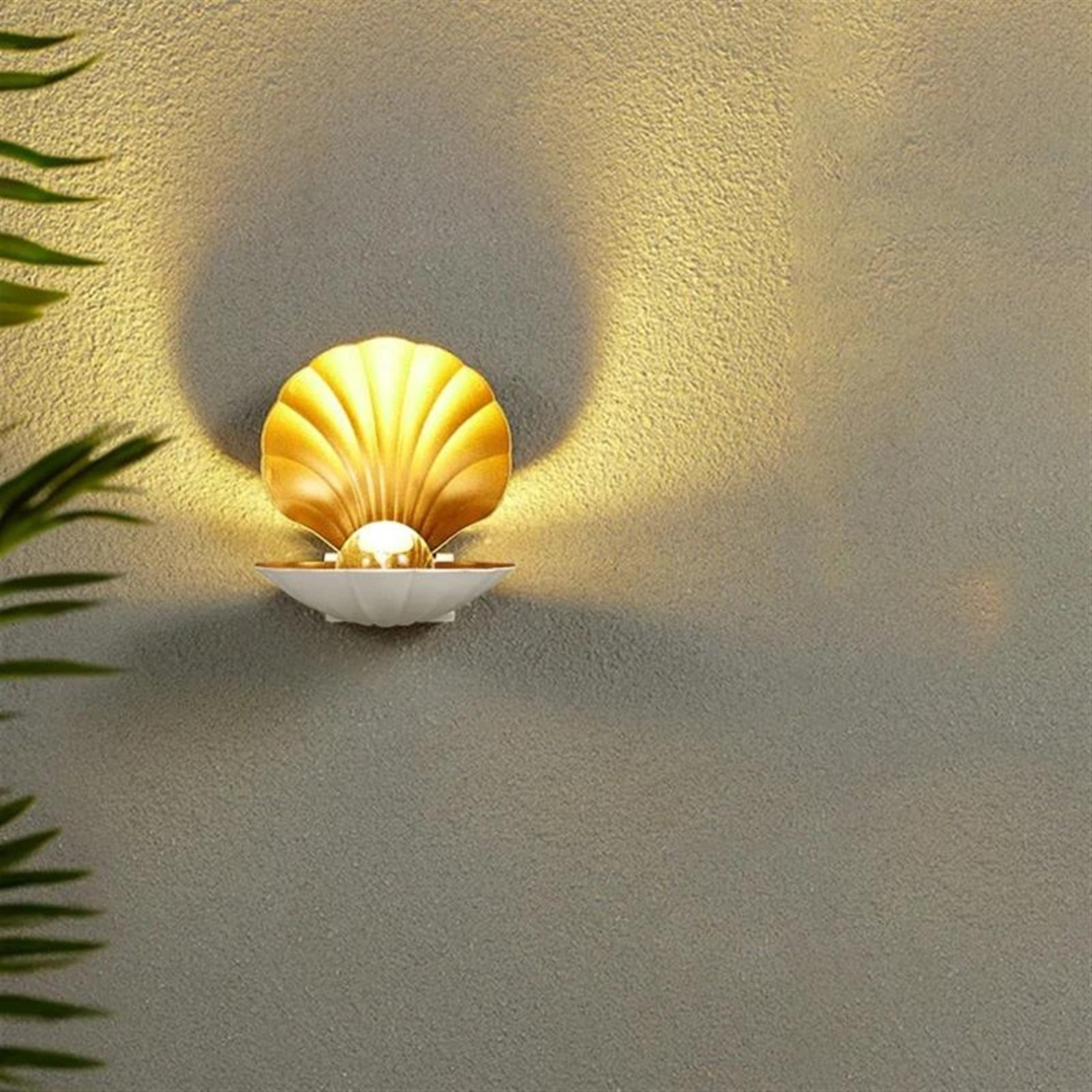 Modern Simple Indoor Lighting Wall Lamps Nordic Outdoor Waterproof Wall Lights Bedroom Bedside Living Room Wall Shell Light