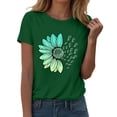 thumbnail image 2 of Basic T Shirts for Women Everyday Casual Loose Fit Summer Short Sleeve, 2 of 6