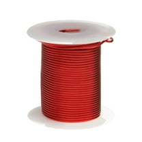 Remington Industries 14 AWG Magnet Wire, 155C Enameled Copper Wire, 4 oz, Red