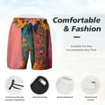 thumbnail image 3 of Balery Cowboy Boots With Flowers Bañador para hombre, shorts de playa de secado rápido con entrepierna y forro de compresión-3X-Large, 3 of 6