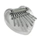 thumbnail image 4 of Kalimbas Instrumento Musical de 8 Teclas Compacto con Cordón para El Cuello Portátil Mbira Piano Pulgar Piano para Adultos Profesional Acrílico, 4 of 9