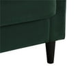 thumbnail image 6 of CosmoLiving Strummer Reversible Sectional Sofa Couch, Green Velvet, 6 of 11