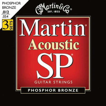 Martin Sp Series 3-Pack Phosphor Bronze Light Gauge Strings