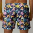 thumbnail image 5 of BiZtdJrK Back to College Sales, Men's Hawaiian Beach Shorts Casual Drawstring Quick Dry Swim Trunks 2025 Summer Holiday Tropical Shorts with Pockets Multicolor L, 5 of 6