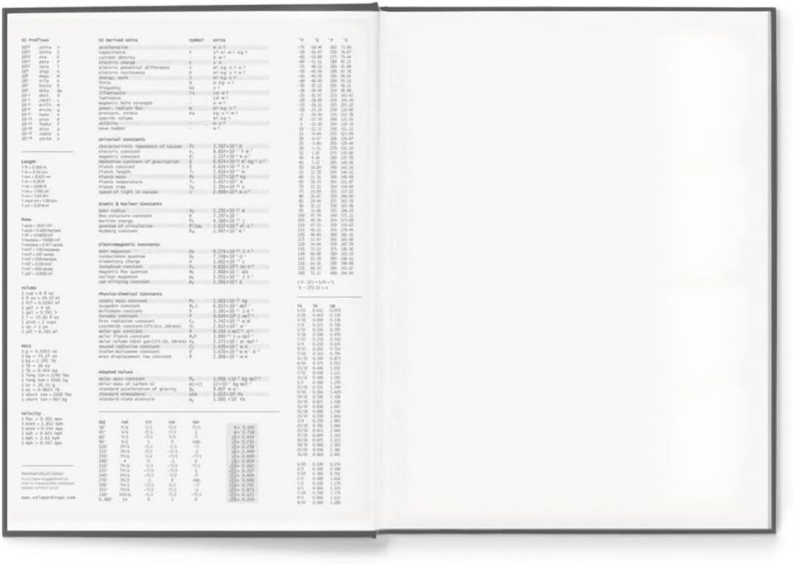 Vela Sciences E7 Expanded Hardcover Lab Notebook, 9.25 x 11.75 in (23.5 x 30 cm), 144 Pages, Permanent Bound, 70lb Heavyweight Paper (24-Pack, Grid +)