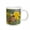 White, variant on 3drose, Monarch on Goldenrod, Solidago Sp. Marion, Illinois, Usa., 11oz Mug