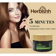 thumbnail image 5 of Herbishh Keratin & Argan oil Hair Mask for Intense Hydration, Men & Women (150 gm), 5 of 9