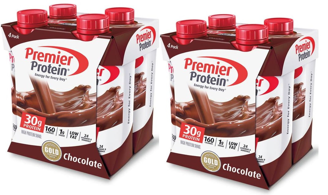 Premier Protein Shake, Chocolate, 30g Protein, 11 Fl Oz, 8 ct - 2 Pack