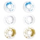 thumbnail image 1 of 6pcs Inflatable Floating Drink Holders PVC Cup Coasters with Sequins Lightweight Pool Beach Party Accessories for Adults Random Color, 1 of 3