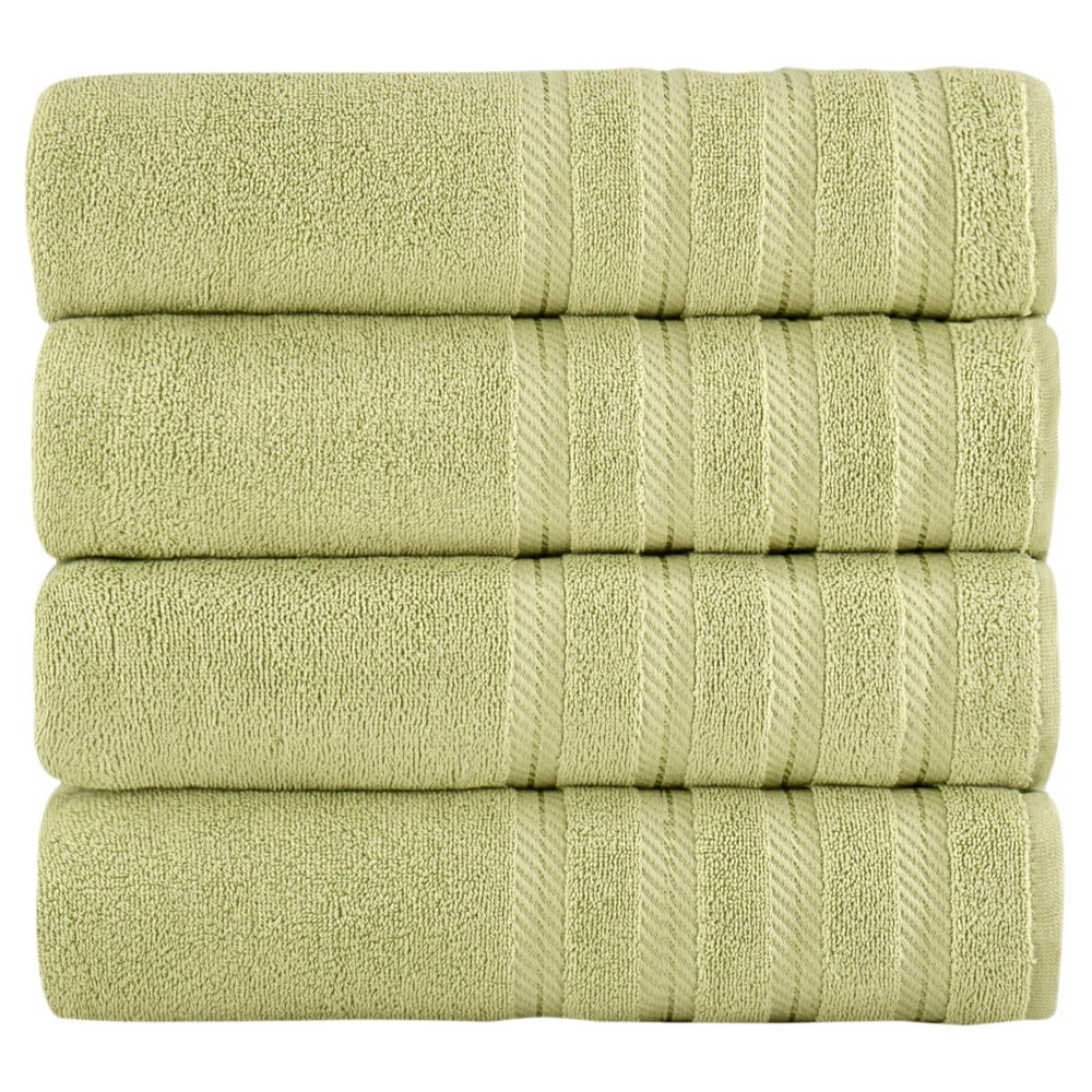 Classic Turkish Towels 4 Piece Turkish Cotton Hand Towel Set Luxury