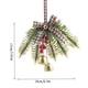 thumbnail image 3 of Christmas Bells Hanging Decorations for Holiday Tree Door Wall Hanging Wind Chime Pendant Festive Ornament Home Party Scene Decoration, 3 of 6