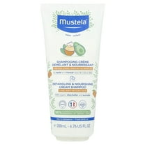 Mustela Baby, Detangling & Nourishing Cream Shampoo, Long, Wavy or Curly Hair, 6.76 fl oz (200 ml)