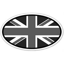Great Britain United Kingdom Subdued Colors Flag Vinyl Euro Decal Bumper Sticker 3” X 5”