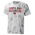 thumbnail image 2 of Men's MSX by Michael Strahan Gray Tampa Bay Buccaneers Resolution Tie-Dye Raglan T-Shirt, 2 of 3