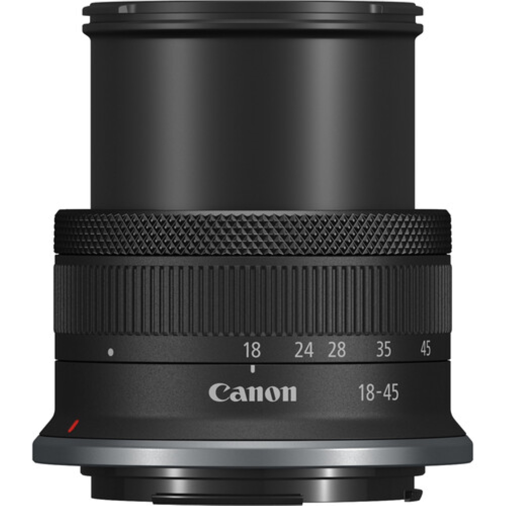 Canon EOS R100 - Mirrorless Camera - 24.1 MP - APS-C - 4K / 29.97 fps - 2.5x optical zoom RF-S 18-45mm F4.5-6.3 IS STM lens - Wi-Fi, Bluetooth - black - image 4 of 12