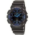 thumbnail image 1 of Casio Montre de Mode pour Homme G-Shock GA100-1A2 en Résine Noire à Quartz, 1 of 2
