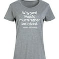 thumbnail image 3 of Instant Message - Winter - Why Yes! Would Rather Be In Bed - Women's Any Way Dress, 3 of 7