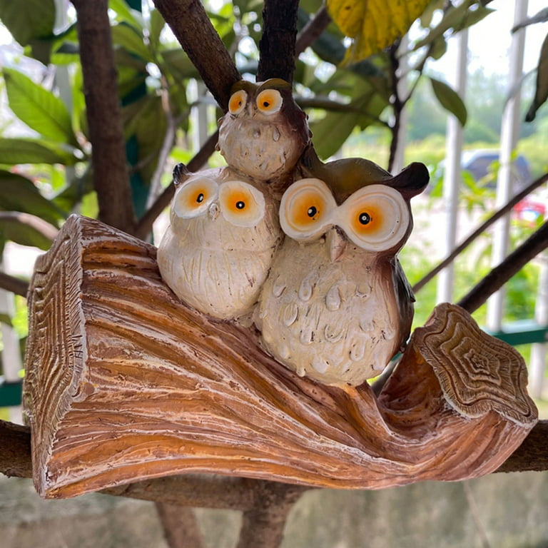  HSHD Solar Owl Decoration Lights Outdoor Spread-Winged Owl  Figurine Garden Decor with Metal Yard Art.Owl Statue Light for Pathway  Patio Backyard Decoration Lawn Ornaments(12x15 Owl) : Patio, Lawn & Garden
