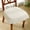 A, variant on Princess Style Dining Chair Cushion Cover | Linen & Breathable Fabric | Cute Girl'S Chair Pad | Washable & Detachable for Easy Cleaning