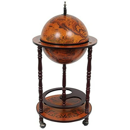 Globe Bar Table 330mm 4 Legs Stand - Red