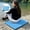 Blue, variant on Foldable Outdoor Seat Cushion Portable Waterproof Foam Pad for Camping Picnic Hiking Beach Stadium Travel - Thickened Shock Absorbing Lightweight Mat for Hard Bleachers Ground