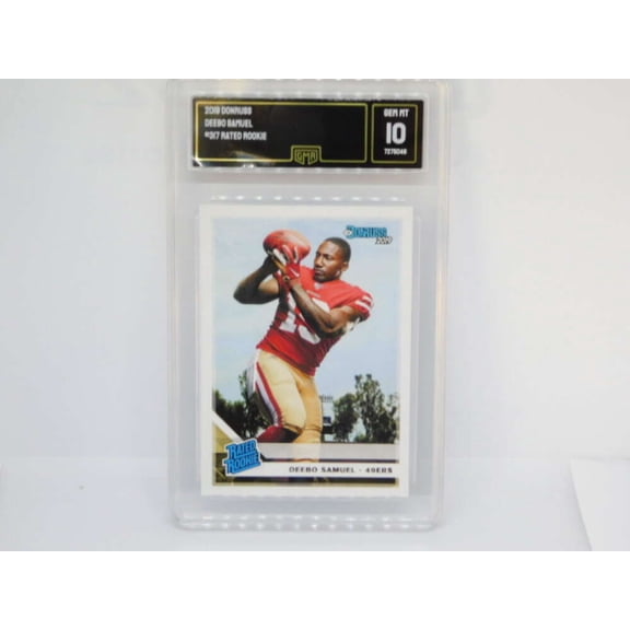 2019 Donruss Rated Rookie RC #317 Deebo Samuel San Francisco 49ers GMA 10 Serial Number May Vary