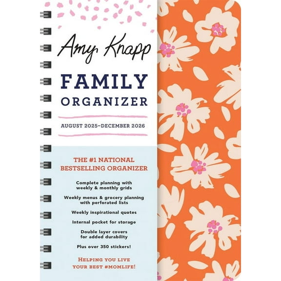 Amy Knapp's Plan Your Life Calendar 2026 Amy Knapp's Family Organizer: August 2025 - December 2026, (Paperback)