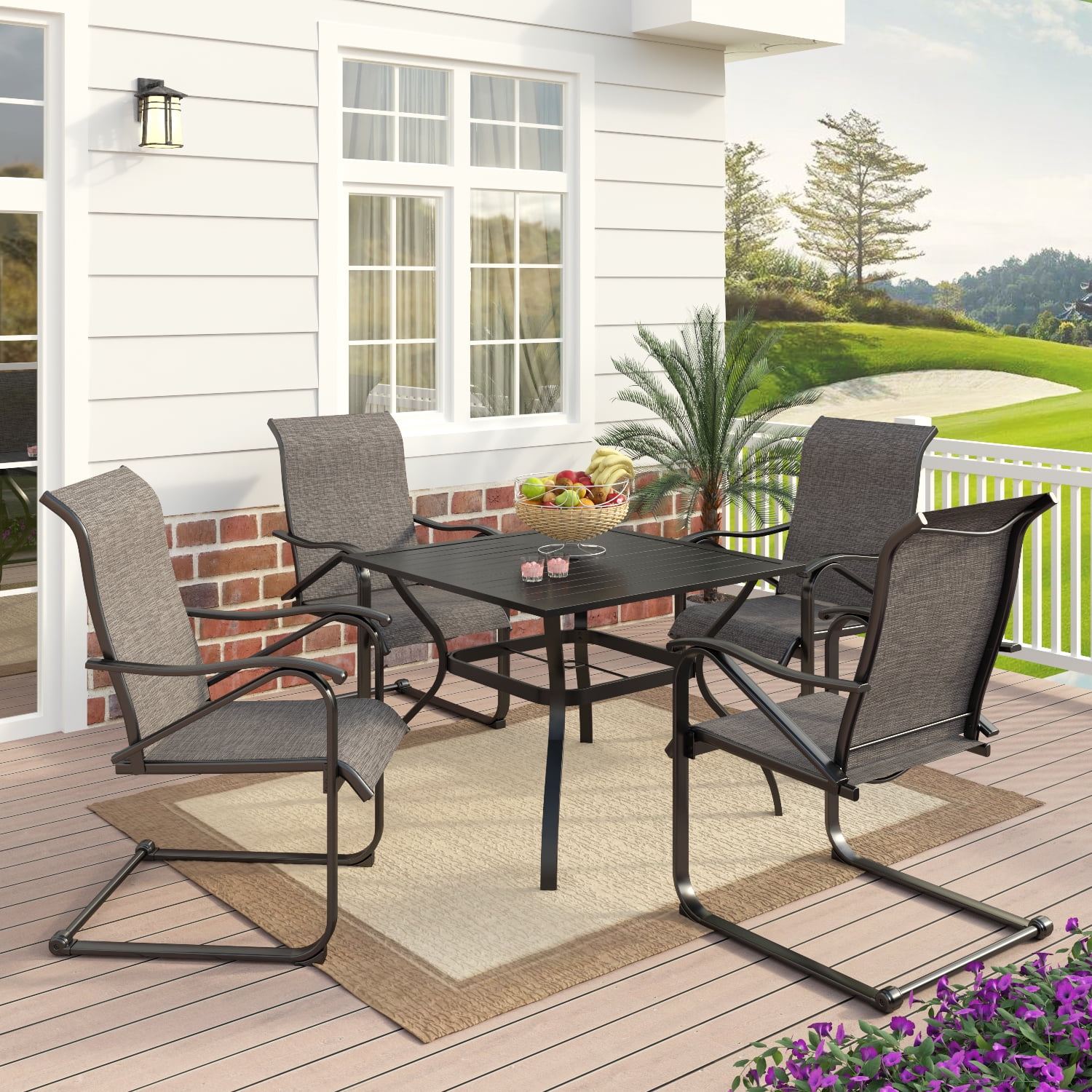 4 patio dining chairs