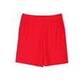 thumbnail image 3 of NAISIBABY Boys Girls Loose Shorts, Children's Comfy Casual Solid Color Sports Shorts With Pockets Red 13 T, 3 of 5
