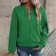 thumbnail image 5 of Sudaderas con capucha para mujer,Chaqueta de punto holgado con cremallera para mujer, estilo béisbol de manga larga, de poliéster, ideal para uso informal en casa, sopatenor, 5 of 8