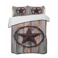 thumbnail image 2 of Texas Star Brown Twin XL Size Down Alternative Comforter,Lightweight Comforter Quilt Bedding Set with Pillow Shams Farmhouse Country Western Brown Wooden Bed Comforter Duvet Insert 68"x98", 2 of 7