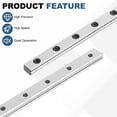 thumbnail image 3 of 100mm MGN7 Linear Sliding Rail Guide, Bearing Steel Miniature Linear Motion Guideway for Automatic Equipment 3D Printer CNC Machines, 3 of 6