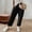 Black, variant on Womens Linen Pant Loose Elastic Waist Beach Outfits Summer Pants With Multiple Pockets