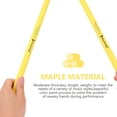 thumbnail image 4 of Miangastore Percussion Instrument Sticks Yellow Maple Wood 2 Pairs, 4 of 8