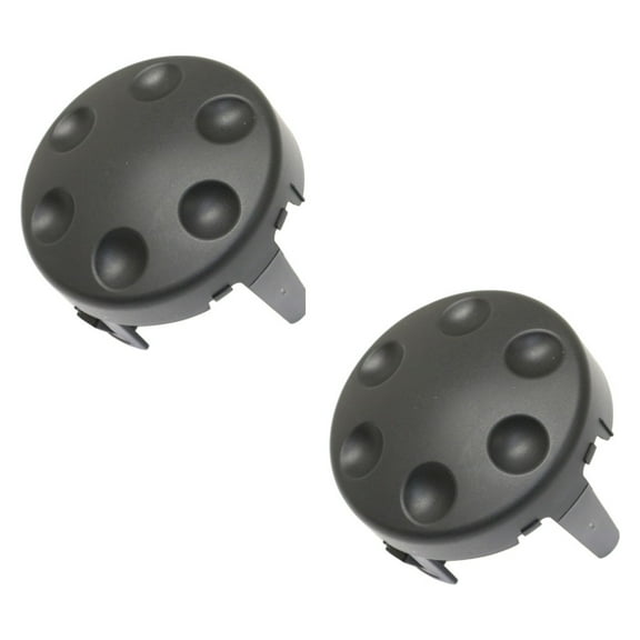 KarParts360 For Nissan Rogue Select 2014 2015 Fog Light Cover Driver And Passenger Side | Pair | Front | Textured Black | Replacement For NI1038130 | 62256JG000