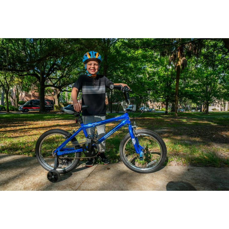 Bicicleta BMX Tony Hawk Sweet Jumps de 18 pulgadas con ruedas de  entrenamiento extraíbles