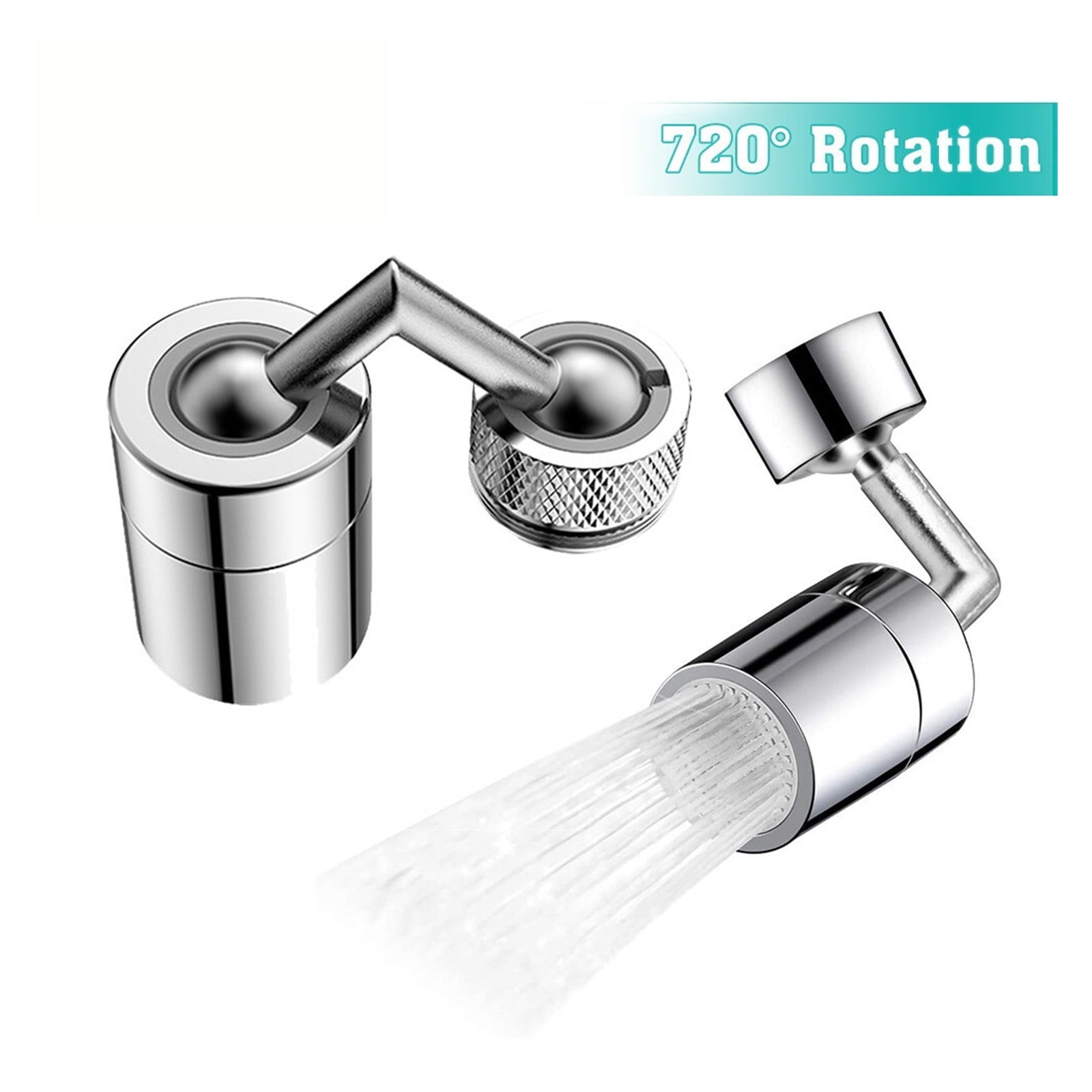 720 Degree Swivel Kitchen Sink Faucet Aerator Universal Splash Filter Faucet Spray Head Kitchen Tap Water Saving Nozzle Movable Brass Sprayer ,Water Saving