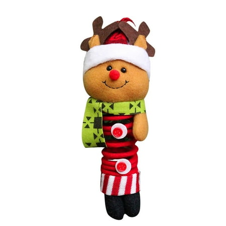 

PhoneSoap Christmas Pendant Christmas Doll Swing Spring Feet Christmas Tree Doll C