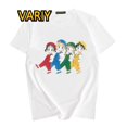 thumbnail image 3 of Camiseta con estampado de dibujos animados para mujer, ropa de calle de Anime japonés, Marmalade, de gran tamaño, Manga corta, 3 of 5