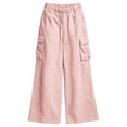 thumbnail image 7 of Gytharion Women's Elastic Waist Cargo Pants Solid Color Loose Wide Leg Pants Multi Pocket Casual Streetwear Trousers 2026, 7 of 7