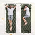 thumbnail image 2 of Hweilai Sleeping Pad with Built-in Inflatable Pump, 30S Ultralight Air Mattress Full Inflation Camping Mat with Bionic Honeycomb Design Perfect for Hiking, Camping, Travel - Army Green, 2 of 4