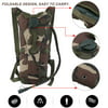 2018 New Upgraded 3L Military Tactical Hydration Backpack Bag Cycling Hydration Backpack Water Bladder Bag For Outdoor Hunting Climbing Hiking(Jungle Camouflage Color)