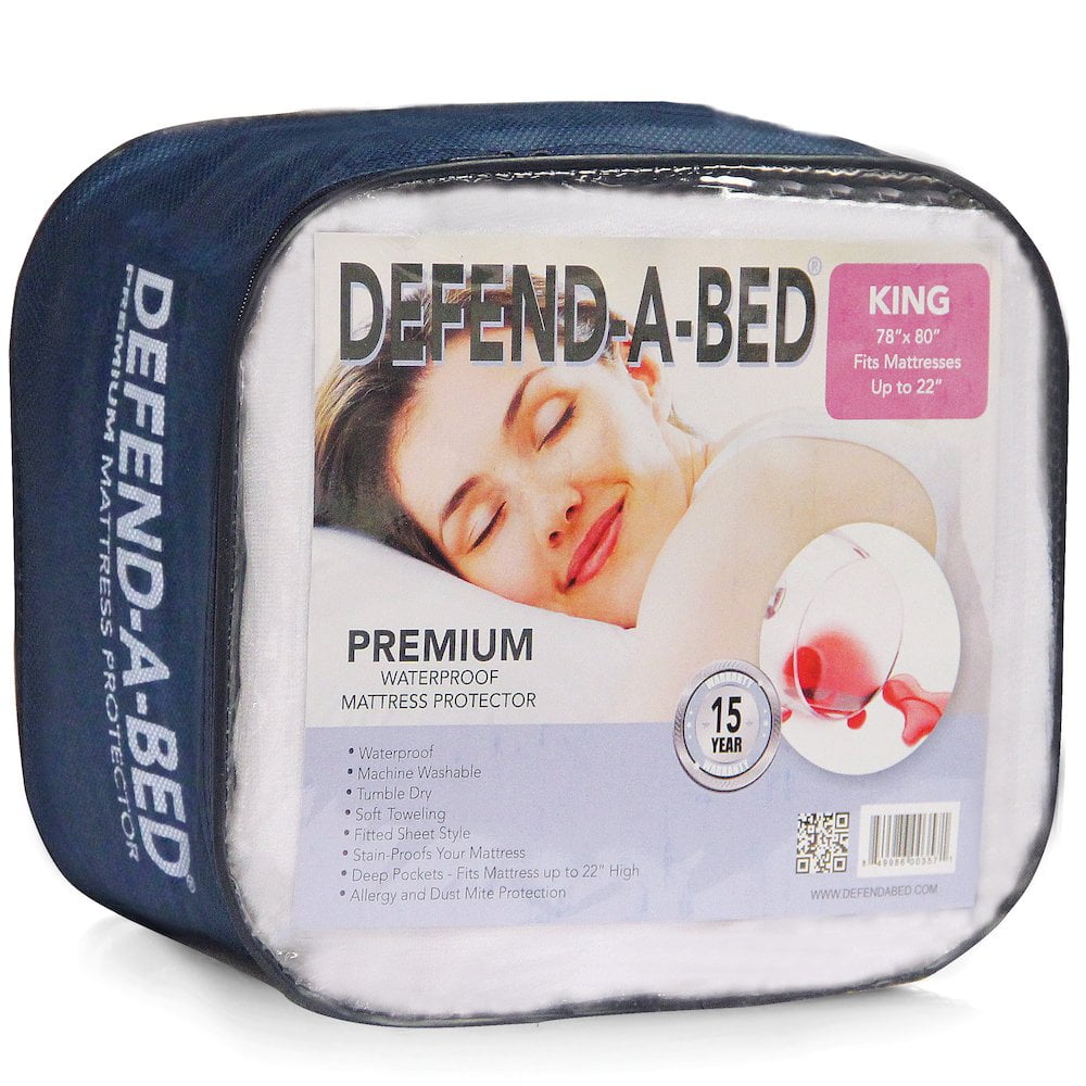 Defend-A-Bed Premium Waterproof Mattress Pad, Twin Extra Long Size 