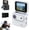 White-64GB, variant on Multi-Functional Flip Screen Action Camera, 4K HD 143° Wide-Angle Optical Lens, Flip Screen Thumb Action Camera with 360° Panorama Function & Anti-Shake, for Cycling, Skydiving (Orange-64GB)