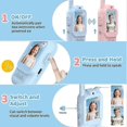 thumbnail image 3 of Video Walkie Talkies for Kids, 2 Pack Handheld Rechargeable Video Intercom with Video Camera, Voice Changer, 1.5km Range, for Boys Girls Ages 3-12, 3 of 5