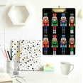 thumbnail image 4 of KXMDXA Christmas Nutcracker Clipboard Hardboard Wood Nursing Clip Board and Pull for Standard A4 Letter 13x9 inches, 4 of 7